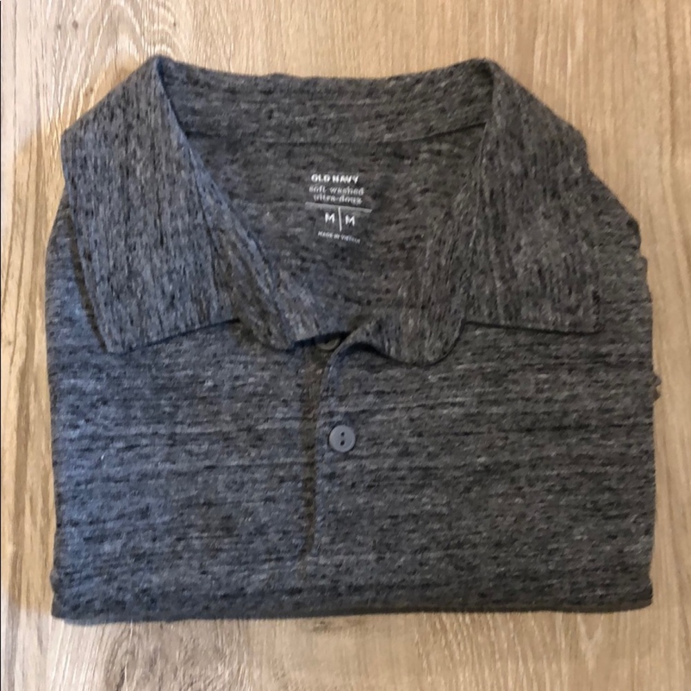 Soft Grey Collared Shirt